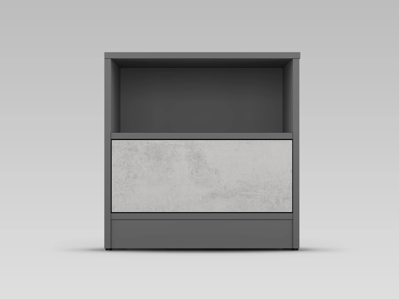 1 Sängbord Standard Antracit / Beton